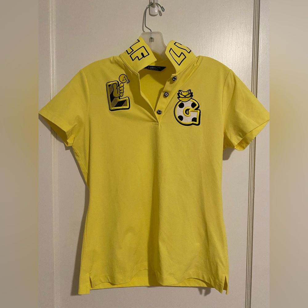 Lynx Yellow Golf Shirt